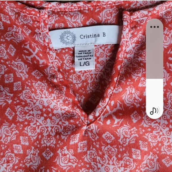 Cristina B. Ladies Top Size L - Picture 6 of 9